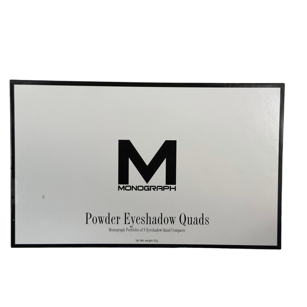 Monograph Collection Powder Eyeshadow Quads Portfolio by Artis - 8 Pc Kit Set